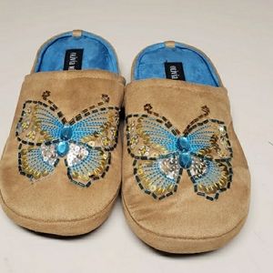 Olivia Miller Butterfly Ladies Slippers